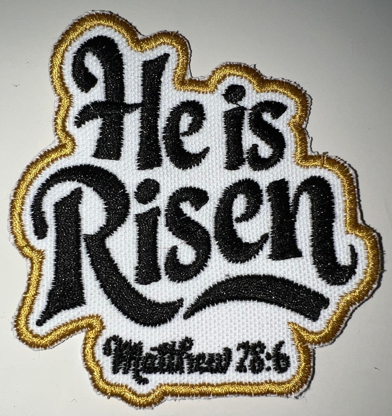 He is Risen Iron-On Embroidered Patch